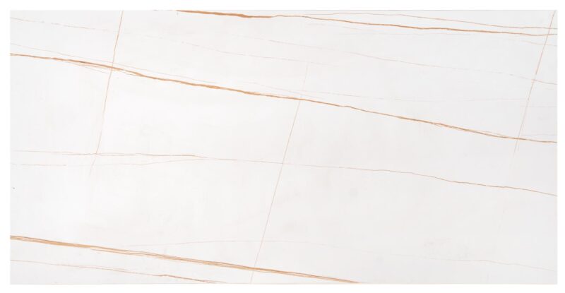 Kohvilaud UNIVERON 2, valge marmor / kuld