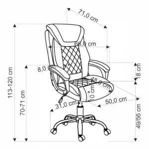 Kontoritool HELVER, must