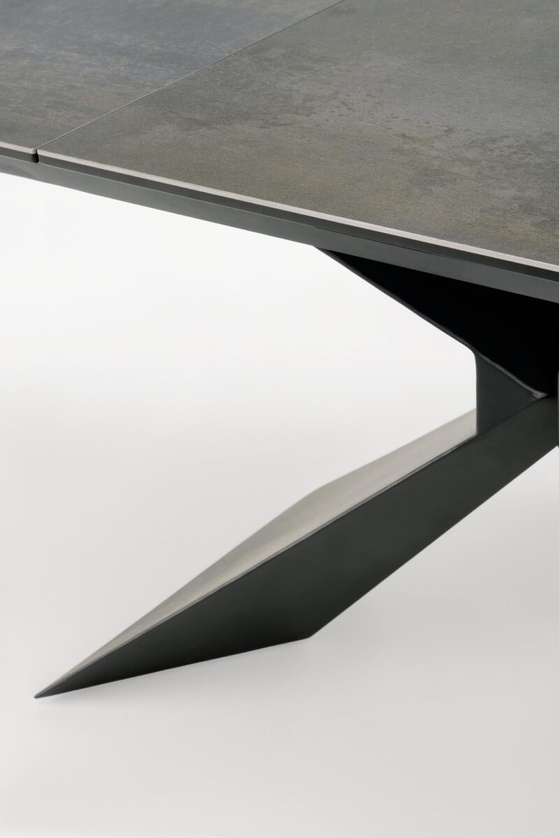 2010001199977_12 Söögilaud NORVIN, sinine marmor / must