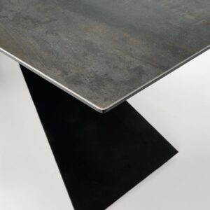 2010001199977_13 Söögilaud NORVIN, sinine marmor / must