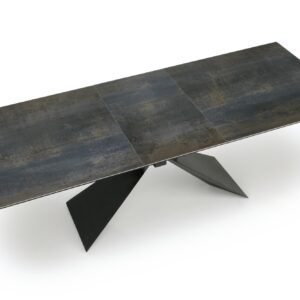 2010001199977_16 Söögilaud NORVIN, sinine marmor / must