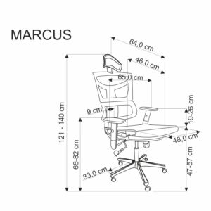 Kontoritool MARVIC, must
