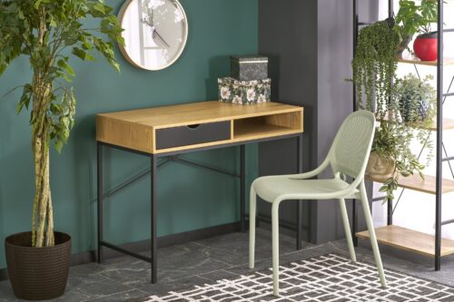 Kirjutuslaud MARVELI, naturaalne / must