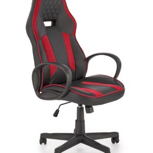 Kontoritool RAGNEL, must / punane