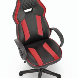 Kontoritool RAGNEL, must / punane