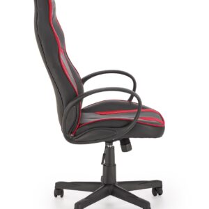 Kontoritool RAGNEL, must / punane