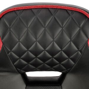 Kontoritool RAGNEL, must / punane