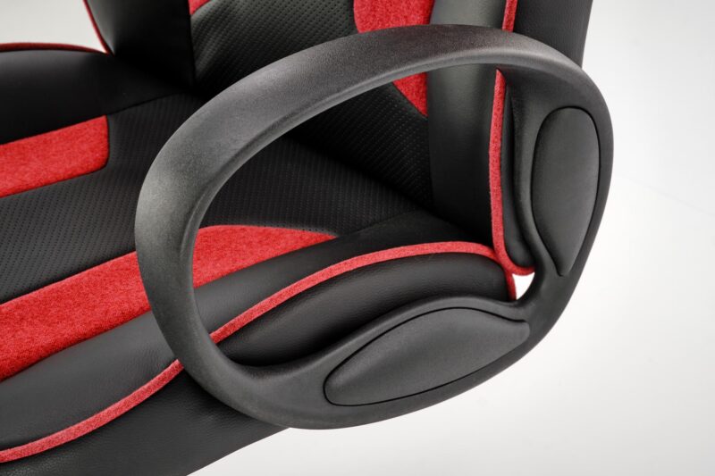 Kontoritool RAGNEL, must / punane