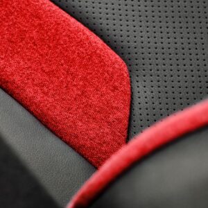 Kontoritool RAGNEL, must / punane