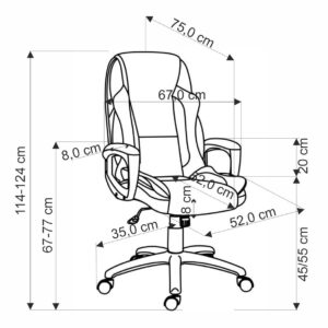 Kontoritool MARIOX, must