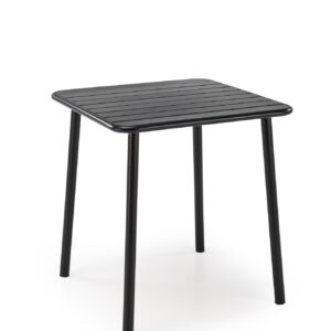 Söögilaud AURONA, ruudukujuline / must