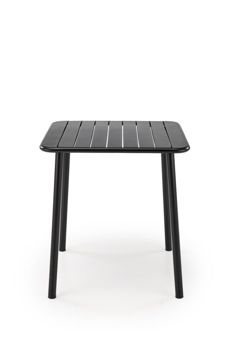 Söögilaud AURONA, ruudukujuline / must