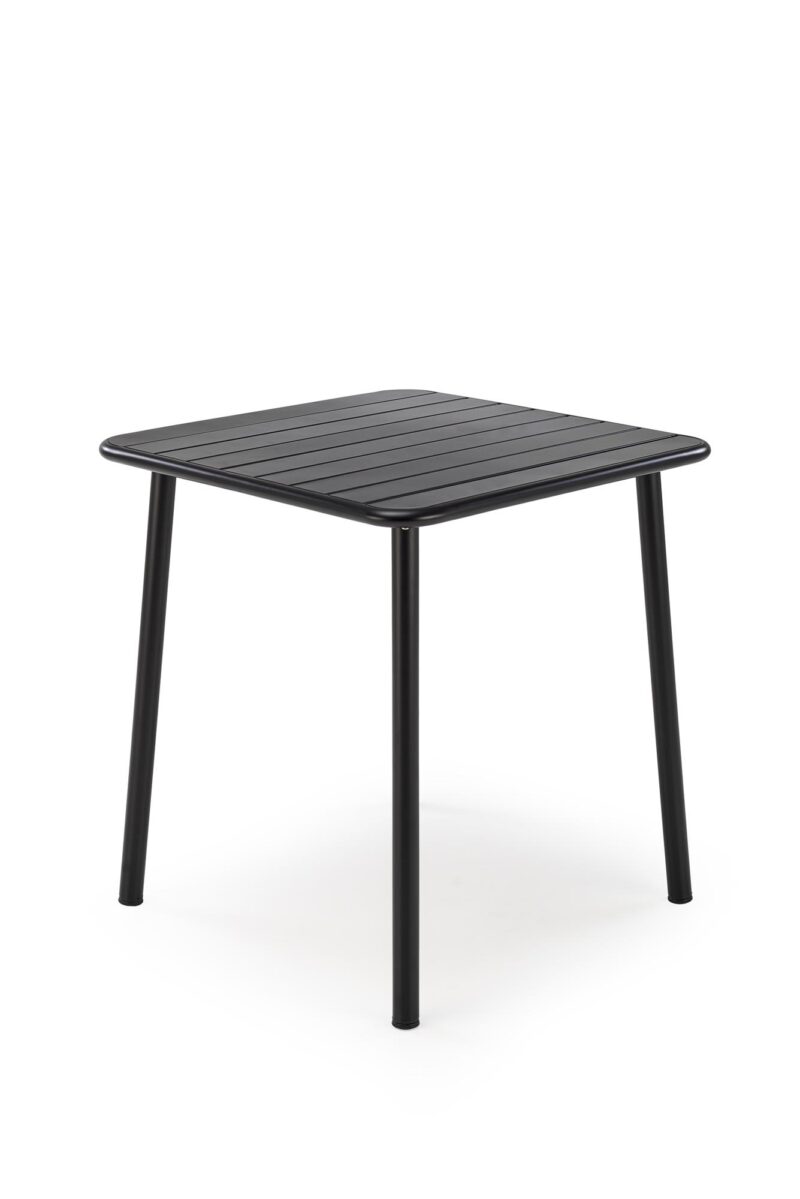 Söögilaud AURONA, ruudukujuline / must