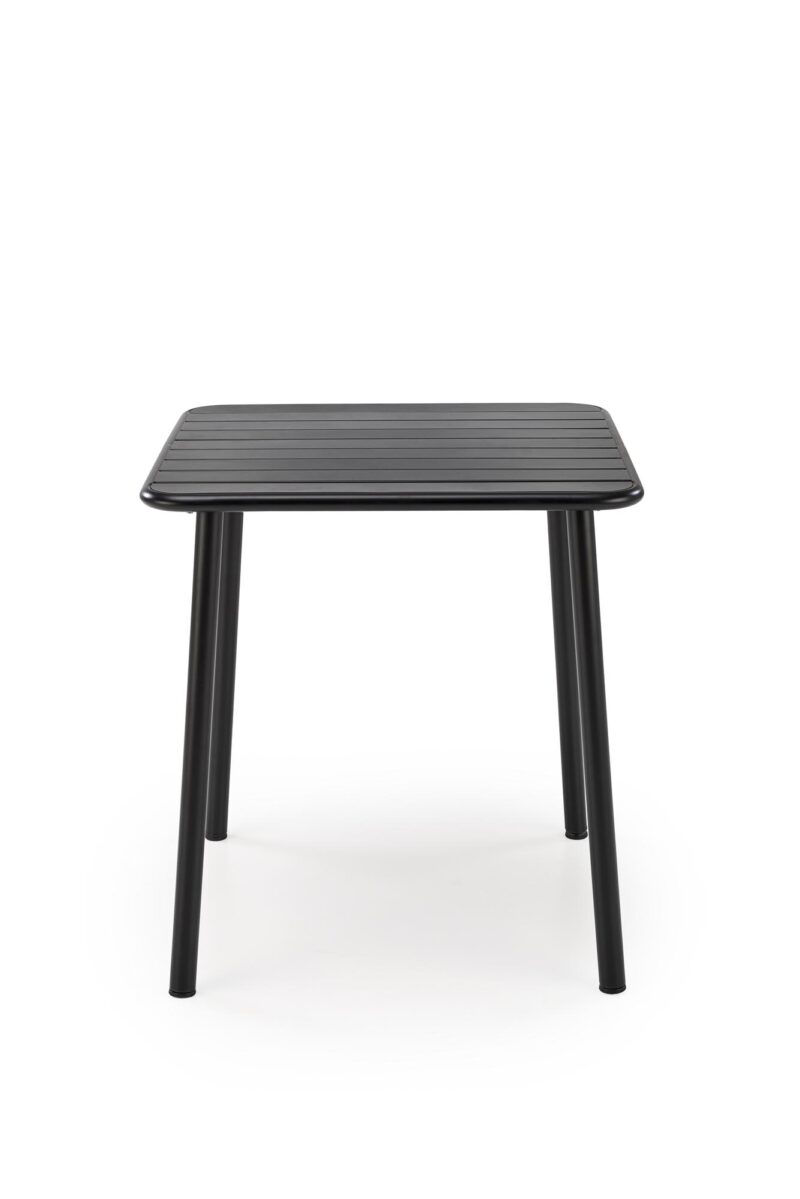 Söögilaud AURONA, ruudukujuline / must