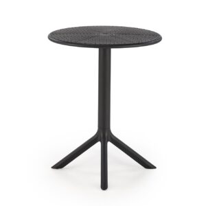 Söögilaud BELESSA, ümmargune / must