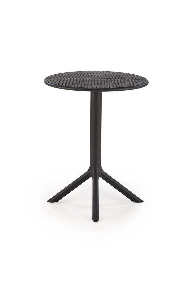 Söögilaud BELESSA, ümmargune / must