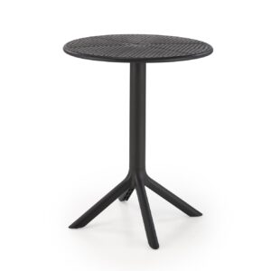 Söögilaud BELESSA, ümmargune / must