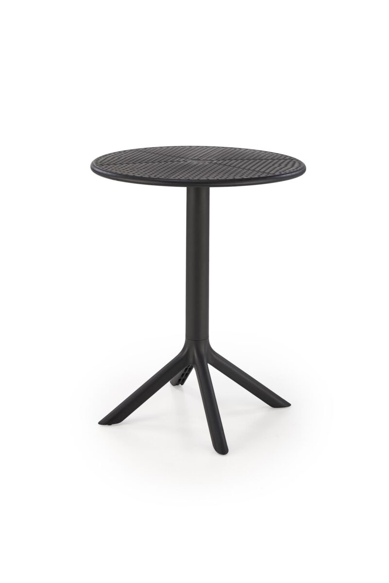 Söögilaud BELESSA, ümmargune / must