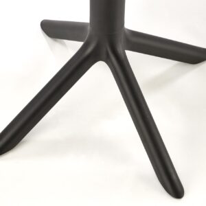 Söögilaud BELESSA, ümmargune / must