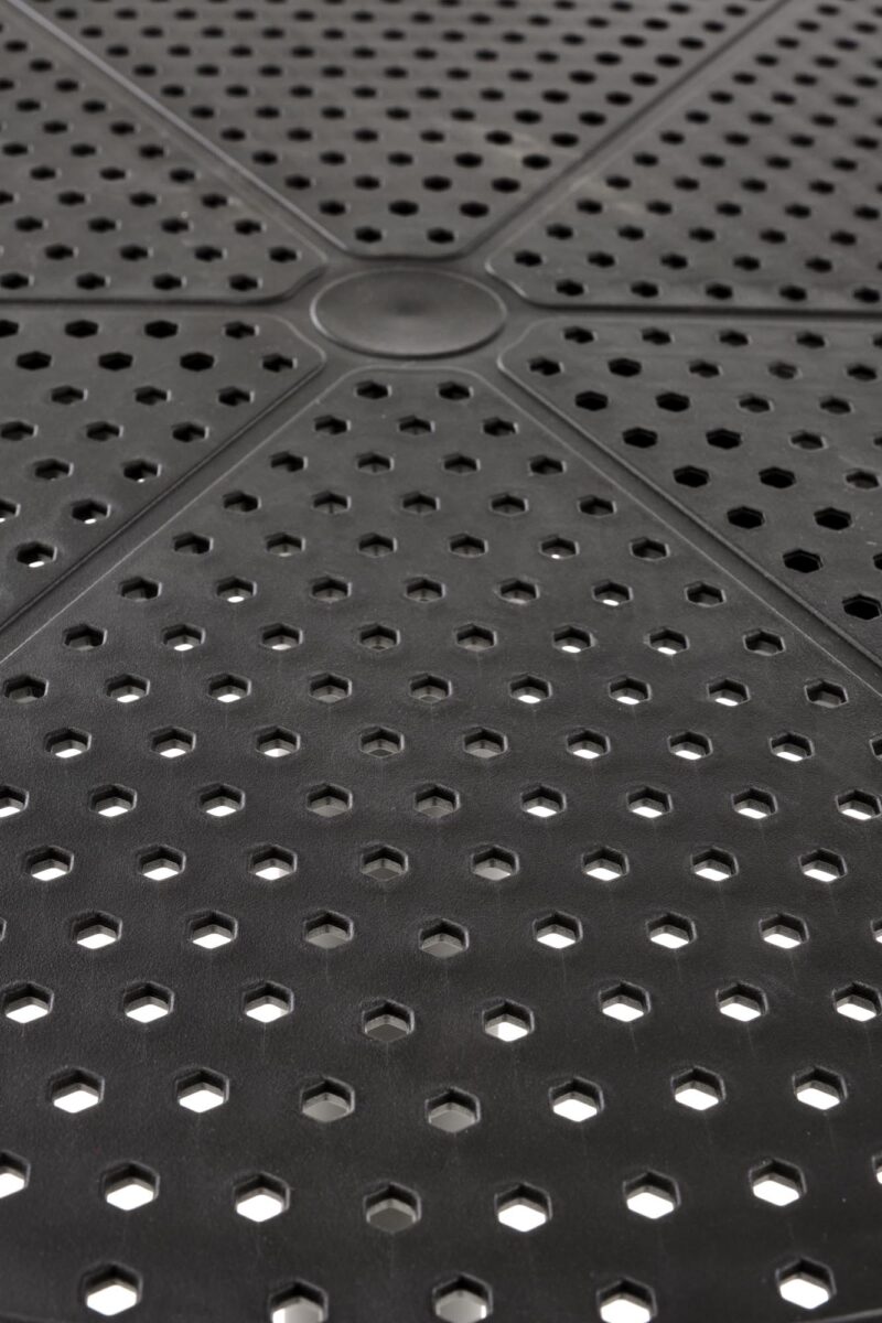 Söögilaud BELESSA, ümmargune / must