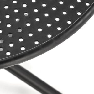 Söögilaud BELESSA, ümmargune / must