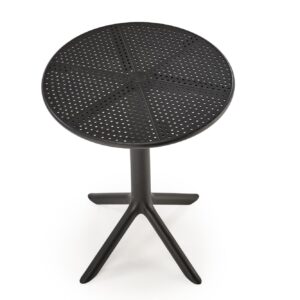 Söögilaud BELESSA, ümmargune / must