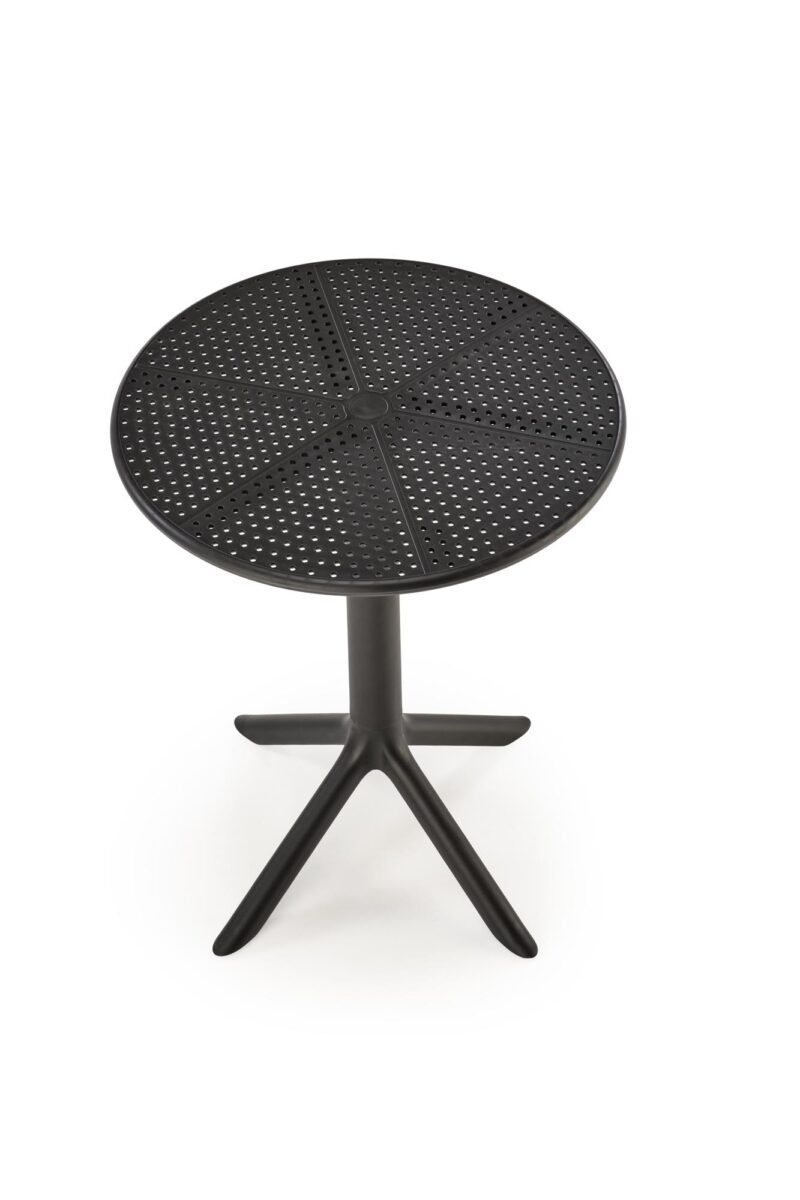 Söögilaud BELESSA, ümmargune / must