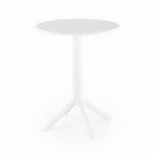 CALVO ümmargune laud, valge