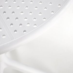 CALVO ümmargune laud, valge