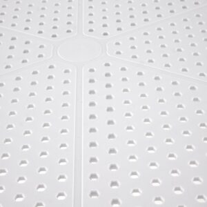 CALVO ümmargune laud, valge