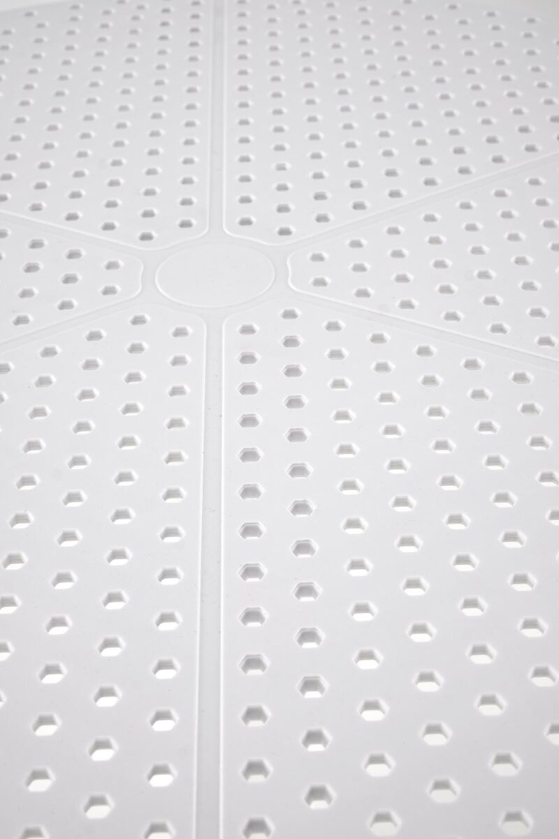 CALVO ümmargune laud, valge