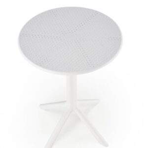 CALVO ümmargune laud, valge