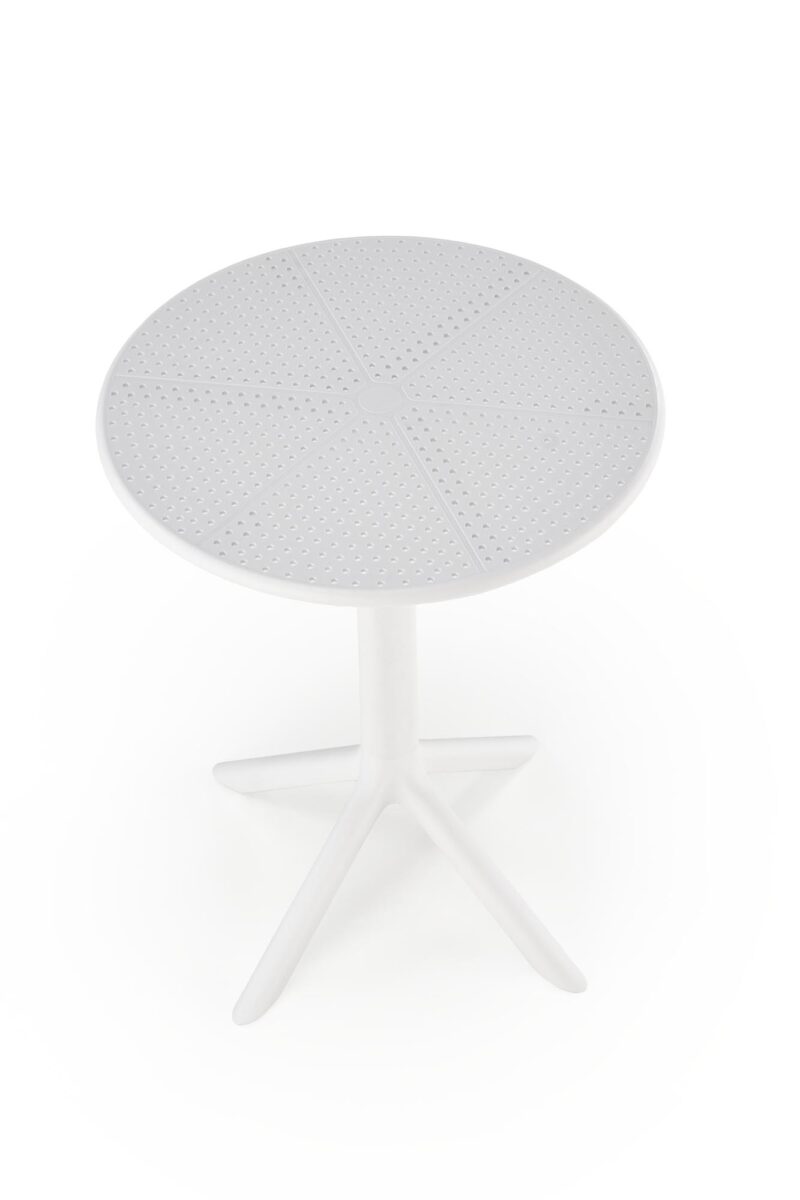 CALVO ümmargune laud, valge