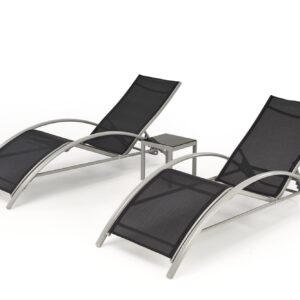 Päevitustoolide komplekt EMERON (2 tk) + laud