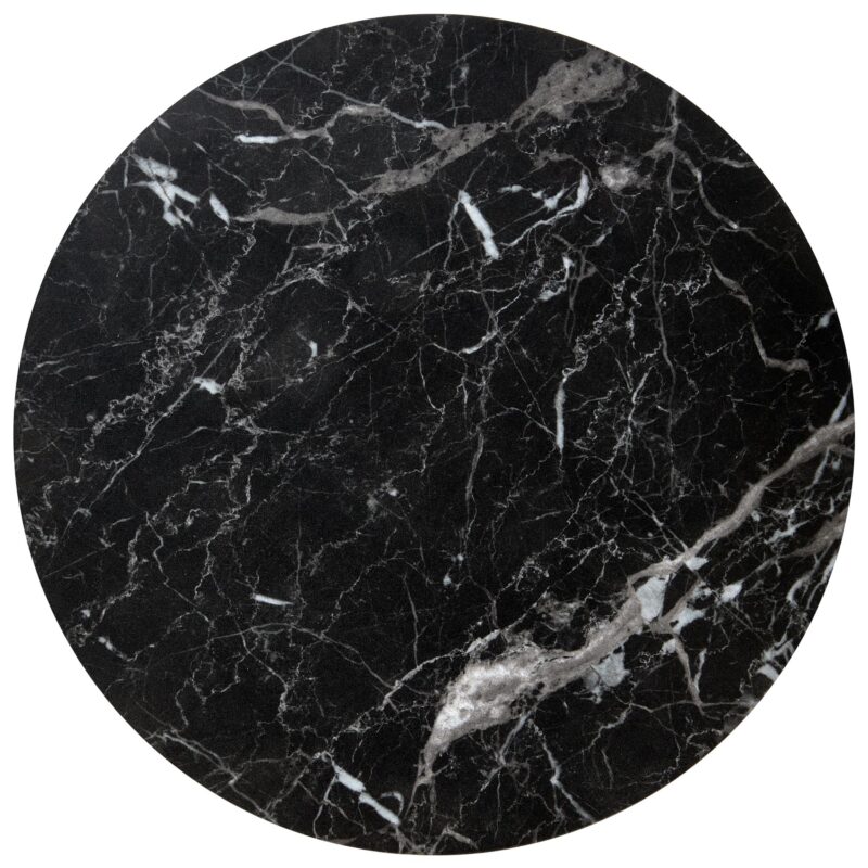 Kohvilaua komplekt ORELIN, must marmor / must