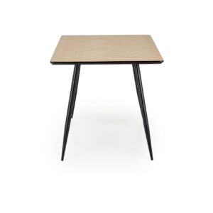 Söögilaud ALVELA, naturaalne / must