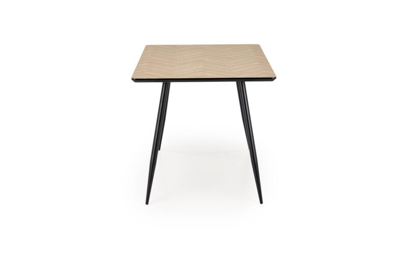 Söögilaud ALVELA, naturaalne / must