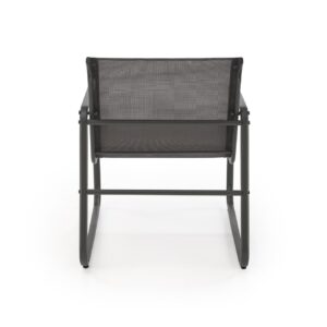 Aiamööblikomplekt CONOR (diivan + 2 tugitooli + kohvilaud), tumehall / helesinine