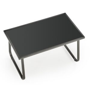 Aiamööblikomplekt CONOR (diivan + 2 tugitooli + kohvilaud), tumehall / helesinine