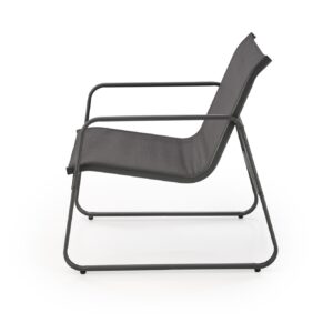 Aiamööblikomplekt CONOR (diivan + 2 tugitooli + kohvilaud), tumehall / helesinine