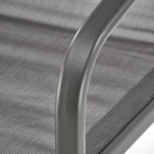 Aiamööblikomplekt CONOR (diivan + 2 tugitooli + kohvilaud), tumehall / helesinine