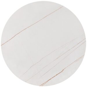 Kohvilaua komplekt FATIMA, valge marmor / kuld