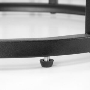 Kohvilaua komplekt GILDA, valge marmor / must