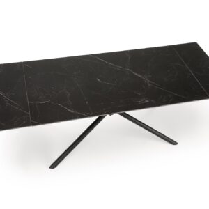Pikendatav Söögilaud VITORINO, must marmor