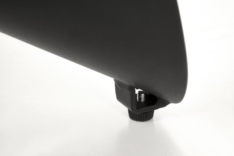 Söögilaud GIOVANI, ümmargune / roheline marmor / must