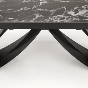Söögilaud HILARON, must marmor / must