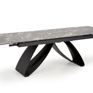 Söögilaud HILARON, must marmor / must