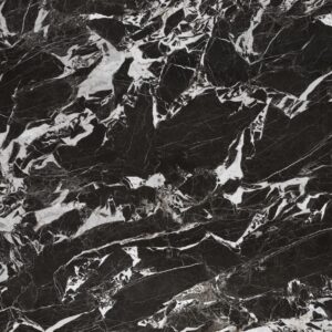 Söögilaud HILARON, must marmor / must