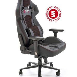 Kontoritool MONTOR, tumehall / must