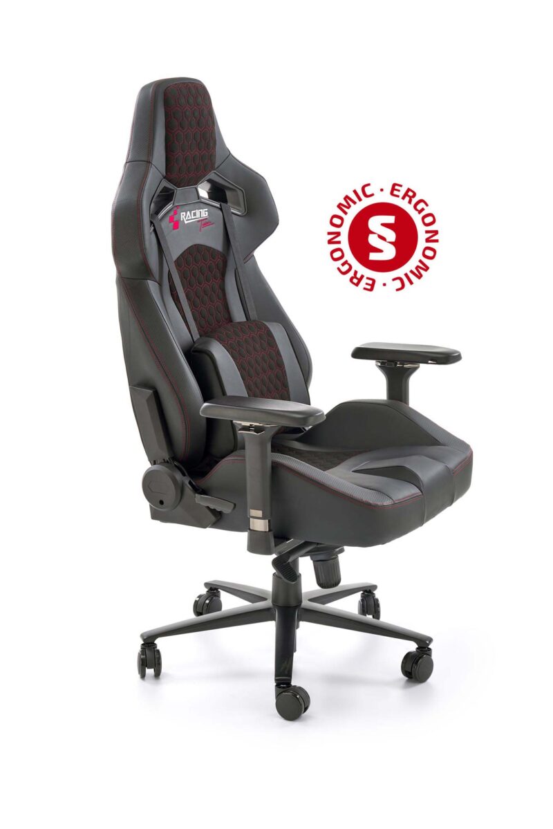 Kontoritool MONTOR, tumehall / must